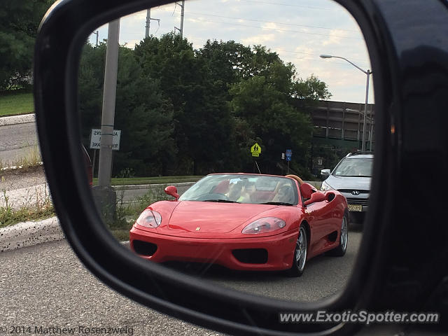 Ferrari 360 Modena spotted in West Orange, New Jersey