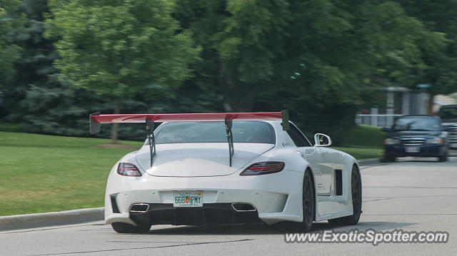 Mercedes SLS AMG spotted in Plymouth, Wisconsin