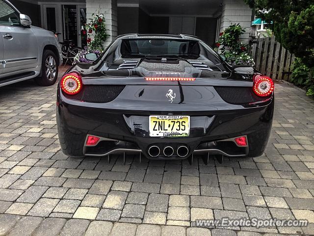 Ferrari 458 Italia spotted in Bay Head, New Jersey