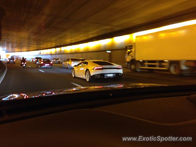 Lamborghini Huracan spotted in PARIS, France