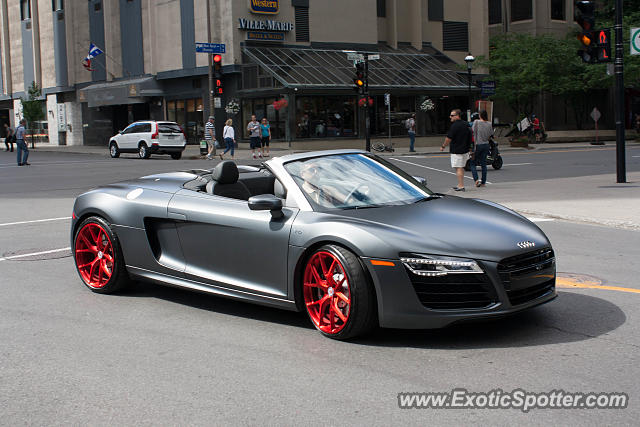 Audi R8 spotted in Montreal, Canada