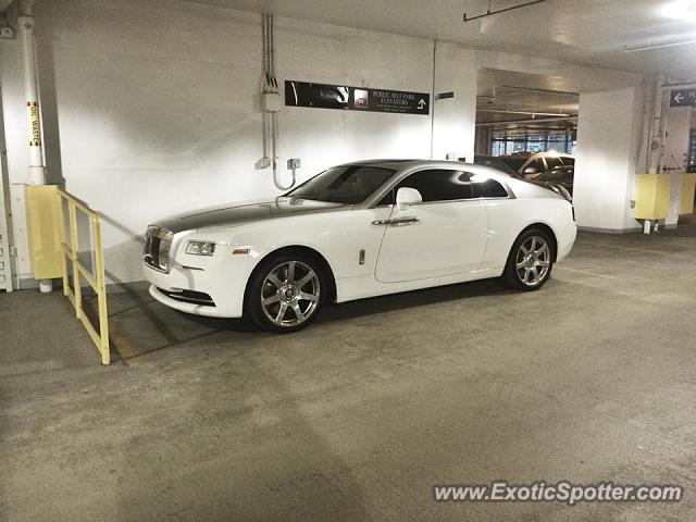 Rolls Royce Wraith spotted in Chicago, Illinois
