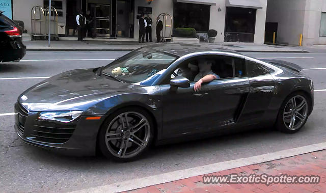 Audi R8 spotted in Boston, Massachusetts