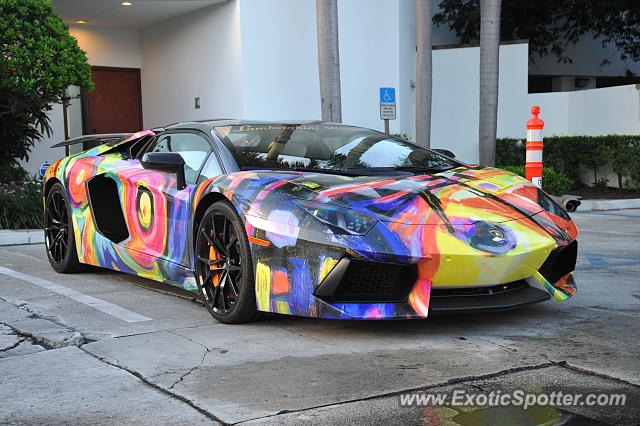 Lamborghini Aventador spotted in Ft. Lauderdale, Florida