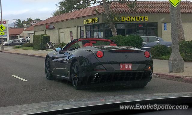 Ferrari California spotted in Redondo Beach, California