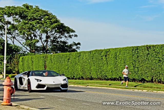 Lamborghini Aventador spotted in Deal, New Jersey