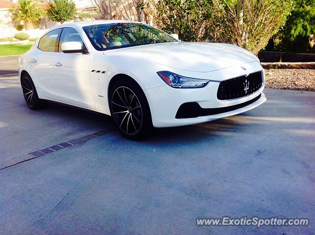 Maserati Quattroporte spotted in El Paso, Texas
