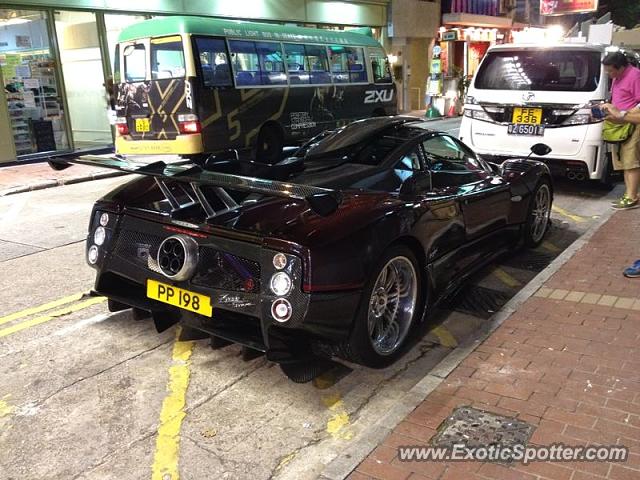 Pagani Zonda spotted in Hong Kong, China