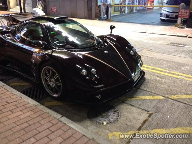 Pagani Zonda spotted in Hong Kong, China