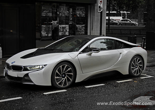 BMW I8 spotted in London, United Kingdom