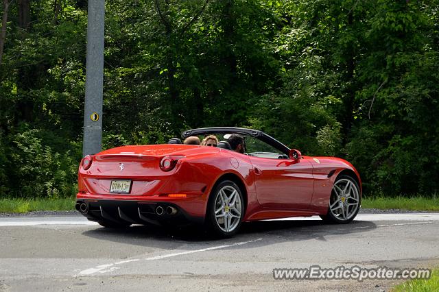 Ferrari California spotted in Westchester, New York