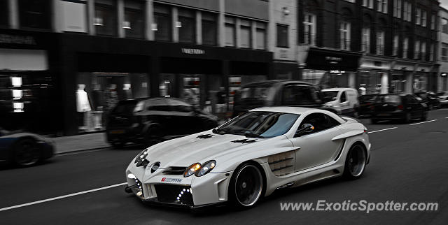 Mercedes SLR spotted in London, United Kingdom