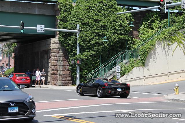 Ferrari 458 Italia spotted in Greenwich, Connecticut