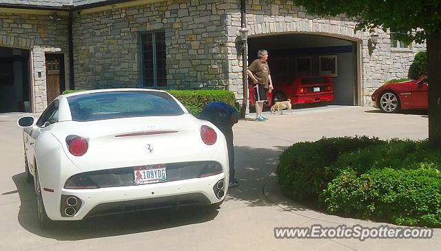 Ferrari California spotted in Westlake, Ohio