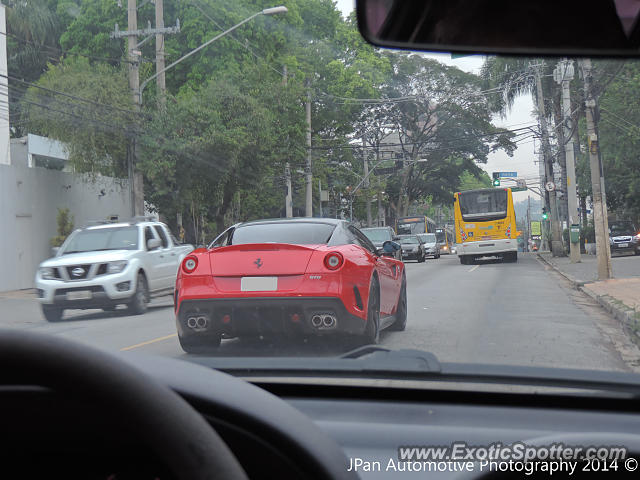 Ferrari 599GTO spotted in São Paulo, Brazil