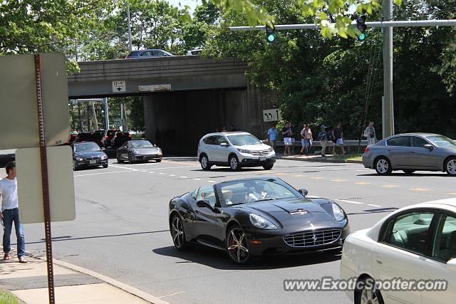 Ferrari California spotted in Greenwich, Connecticut