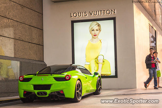 Ferrari 458 Italia spotted in Kuala Lumpur, Malaysia