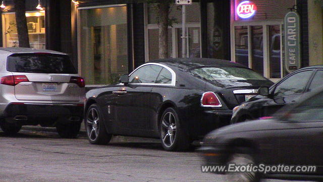 Rolls Royce Wraith spotted in Winnipeg, Canada