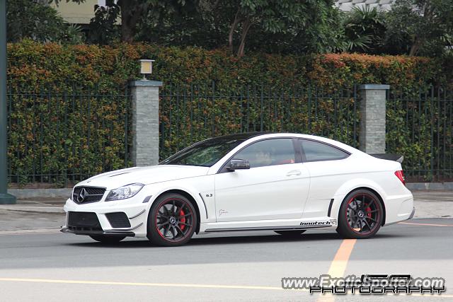 Mercedes C63 AMG Black Series spotted in Taguig City, Philippines