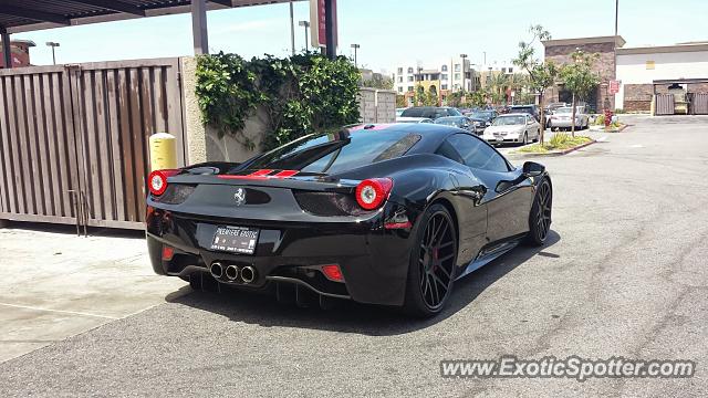 Ferrari 458 Italia spotted in Irvine, California
