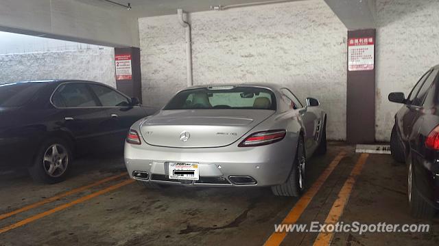 Mercedes SLS AMG spotted in Arcadia, California