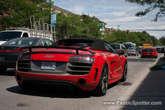 Audi R8 spotted in Montreal, Canada