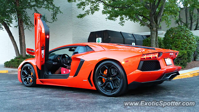 Lamborghini Aventador spotted in Annapolis, Maryland