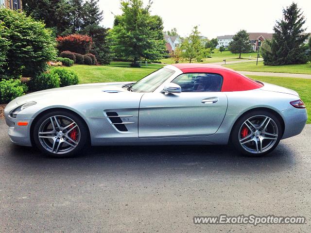 Mercedes SLS AMG spotted in Pittsford, New York