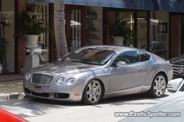 Bentley Continental spotted in Palm Beach, Florida