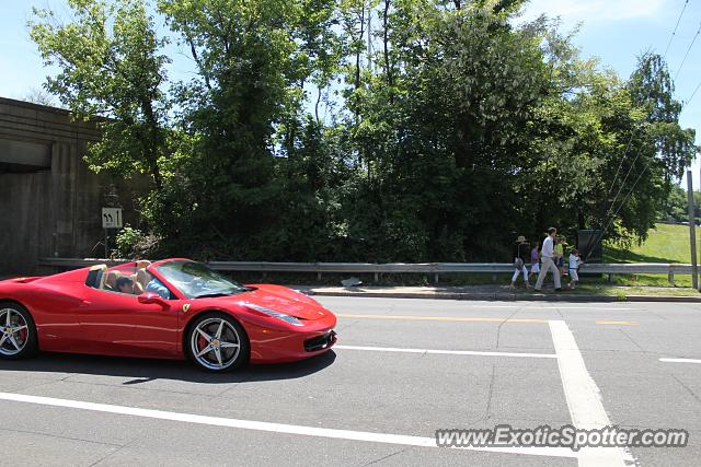 Ferrari 458 Italia spotted in Greenwich, Connecticut