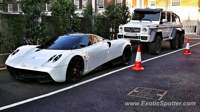 Pagani Huayra spotted in London, United Kingdom