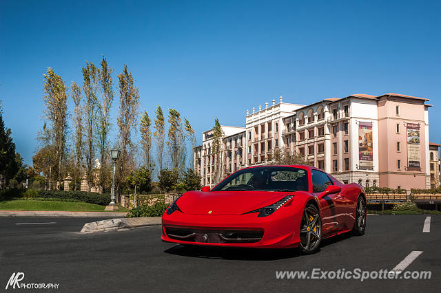 Ferrari 458 Italia spotted in Johannesburg, South Africa