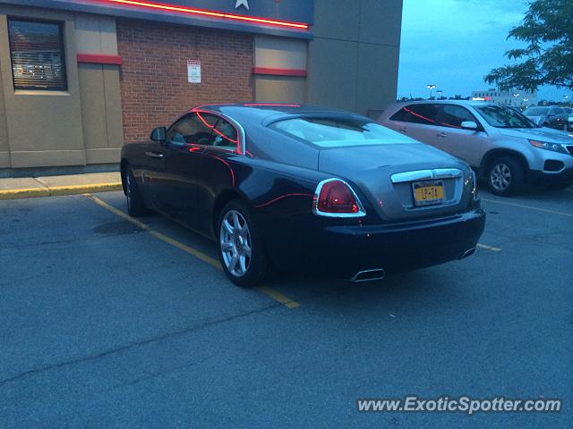 Rolls Royce Wraith spotted in Clarence, New York