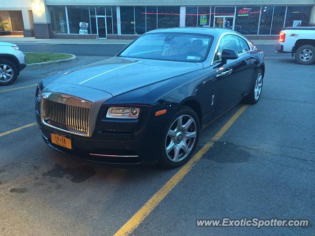 Rolls Royce Wraith spotted in Clarence, New York