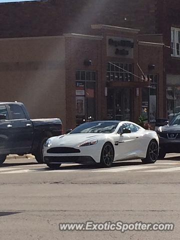 Aston Martin Vanquish spotted in Brighton, Michigan