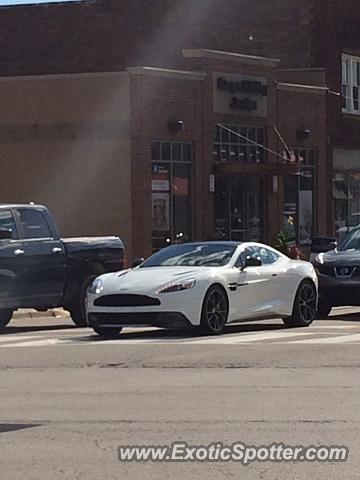 Aston Martin Vanquish spotted in Brighton, Michigan