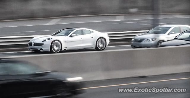 Fisker Karma spotted in Near Boston, Massachusetts