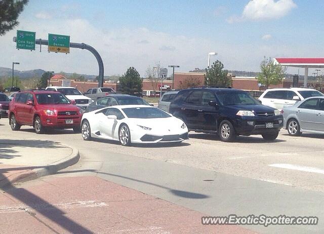 Lamborghini Huracan spotted in Castle Rock, Colorado