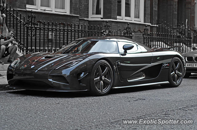 Koenigsegg Agera R spotted in London, United Kingdom