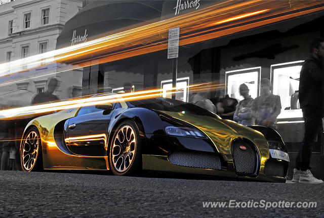 Bugatti Veyron spotted in London, United Kingdom