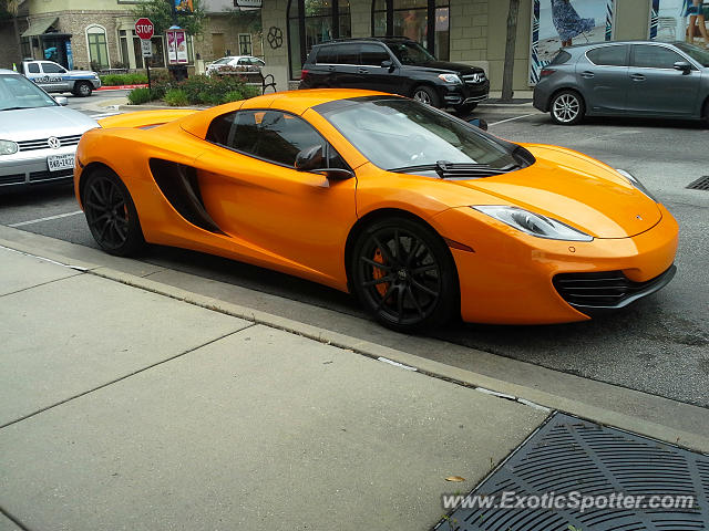 Mclaren MP4-12C spotted in The Woodlands, Texas