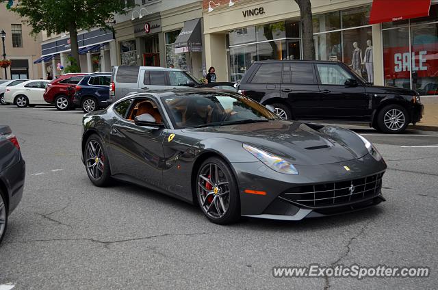 Ferrari F12 spotted in Greenwich, Connecticut