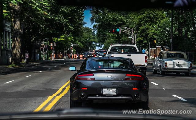 Aston Martin Vantage spotted in Old Quebec City, Canada