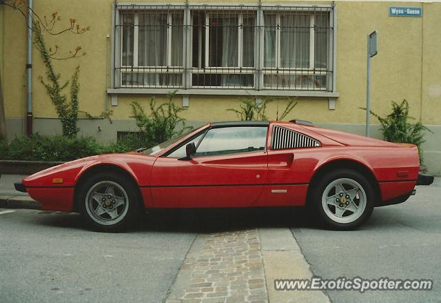 Ferrari 308 spotted in Zurich, Switzerland