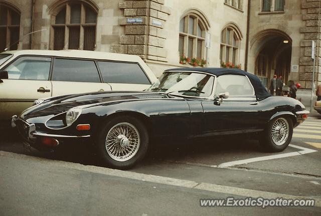 Jaguar E-Type spotted in Zurich, Switzerland