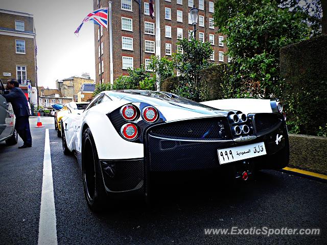 Pagani Huayra spotted in London, United Kingdom