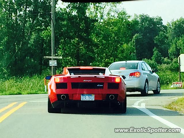 Lamborghini Gallardo spotted in Hartland, Michigan