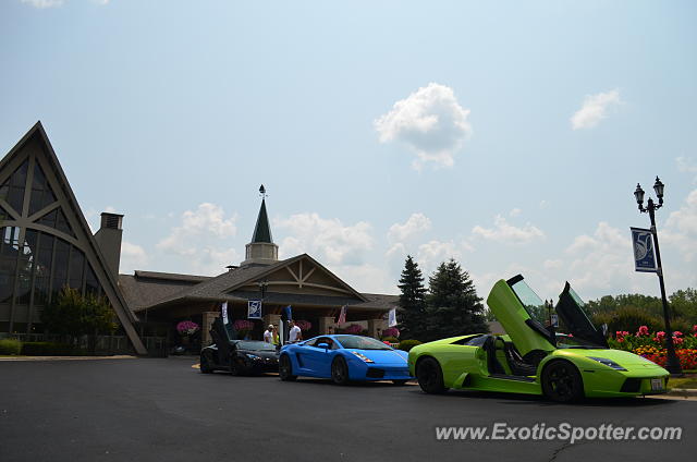 Lamborghini Murcielago spotted in Fontana, Wisconsin