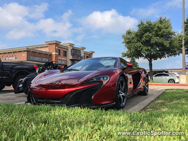 Mclaren 650S spotted in Dallas, Texas
