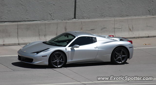 Ferrari 458 Italia spotted in Denver, Colorado